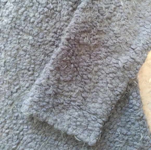 POL Fuzzy Popcorn Eyelash Long Open front cardigan, size M - Picture 3 of 7